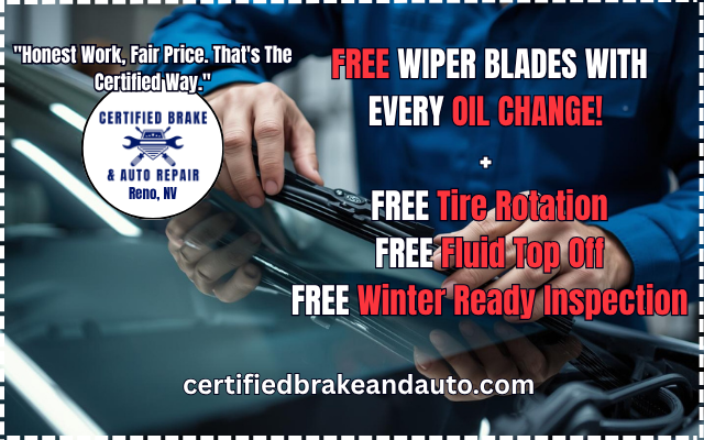 reno oil change special coupon